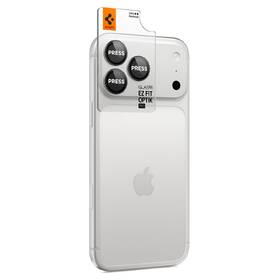 Tvrdené sklo Spigen tR EZ Fit Optik Pro na Apple iPhone 18 Pro Max/18 Pro (2 ks) čierne

 obrázok produktu 2 z 5