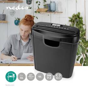 Skartovač Nedis PASH112BKA4, 10 l čierny

 obrázok produktu 10 z 11