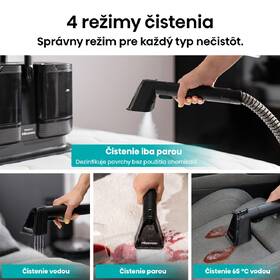 Tepovač kobercov Hisense HSSC07A 2in1 Steam IQ čierny

 obrázok produktu 15 z 34