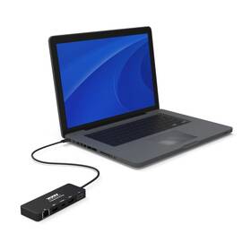 USB Hub PORT CONNECT USB-C/LAN, HDMI, VGA, USB-C PD 3.0 85W, USB-A čierny

 obrázok produktu 3 z 6