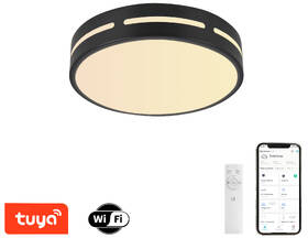 LED stropné svietidlo IMMAX NEO LITE PERFECTO SMART, kruh, 40cm, 24W, TUYA Wi-Fi čierne

 obrázok produktu 2 z 6
