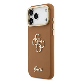 Kryt na mobil Guess PU Grained 4G Logo Stand Camera Frame na Apple iPhone 17 Pro Max hnedý

 obrázok produktu 1 z 7