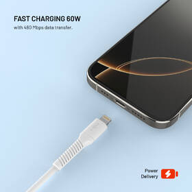 Kábel FIXED USB-A/Lightning, 1,2m biely

 obrázok produktu 2 z 5