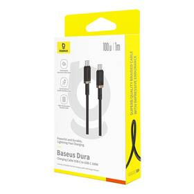 Kábel Baseus Dura USB-C/USB-C, 100W, 1m čierny/zlatý

 obrázok produktu 15 z 16