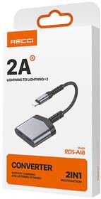 Redukcia Recci RDS-A18 Lightning/2x Lightning čierna

 obrázok produktu 1 z 1
