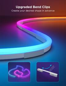 LED pásik Govee Neon 2 MATTER, 3m, RGBIC 

 obrázok produktu 3 z 12