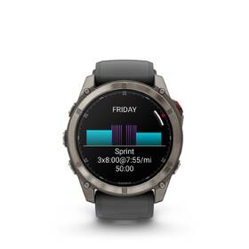 Inteligentné hodinky Garmin fenix 8 Pro 51 mm AMOLED Sapphire - Titanium / Graphite Silicone Band 

 obrázok produktu 3 z 14