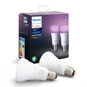 Inteligentná žiarovka Philips Bluetooth 9W, E27, White and Color Ambiance (2ks) 

 obrázok produktu 2 z 5