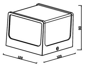 Nástenné svietidlo Top Light Block čierne

 obrázok produktu 3 z 3
