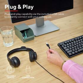 Headset Trust Ayda, USB čierny

 obrázok produktu 7 z 11