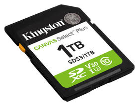 Pamäťová karta Kingston Canvas Select Plus SDXC 1TB UHS-I U3 (R150) čierna

 obrázok produktu 1 z 2