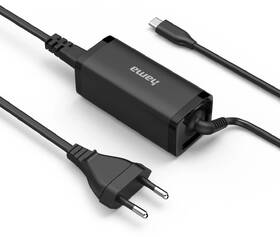 Sieťový adaptér Hama USB-C GaN, Power Delivery 65 W čierny

 obrázok produktu 1 z 4