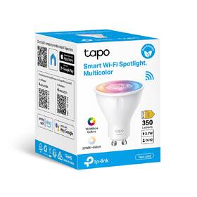 Inteligentná žiarovka TP-Link Tapo L630, Smart Wi-Fi, GU10, 3,7W, RGB 

 obrázok produktu 7 z 7