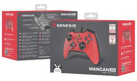Gamepad Genesis MANGAN 300 pre PC, Switch červený

 obrázok produktu 13 z 13