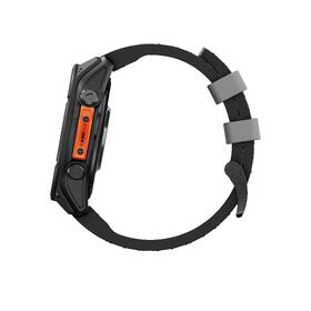 Remienok Cubenest Premium Silicone Garmin QuickFit Band 26mm čierny/sivý

 obrázok produktu 4 z 5