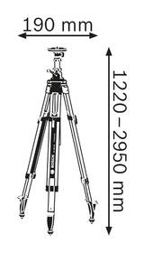 Statív Bosch Professional BT 300 HD 

 obrázok produktu 1 z 5