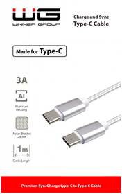 Kábel WG USB-C/USB-C, 1 m biely

 obrázok produktu 2 z 2