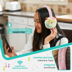 Slúchadlá Lazerbuilt Squishmallows Plush Bluetooth - Leonard ružová

 obrázok produktu 7 z 9
