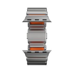Remienok NOMAD Stratos Titanium FKM na Apple Watch 45/46/49 mm sivý/oranžový

 obrázok produktu 11 z 12