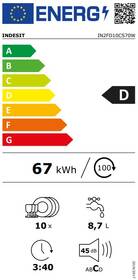 Umývačka riadu Indesit IN2FD10CS70W biela

 obrázok produktu 1 z 10