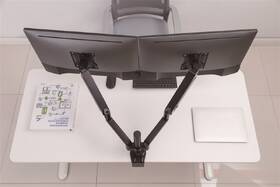 Držiak STELL SOS 2122, Dual na 2 monitory, uhlopriečka 17" až 32", nosnosť 2x9 kg čierny

 obrázok produktu 7 z 9