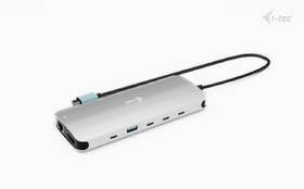 Dokovacia stanica i-tec USB-C Metal Nano 3x Display, 2x HDMI 1x USB-C video, PD 140W + Universal Charger 140 W 

 obrázok produktu 1 z 5