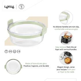 Sklenená nádoba Lékué guľatá - Transparent 

 obrázok produktu 15 z 21