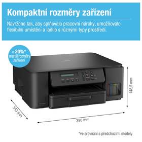 Tlačiareň multifunkčná Brother DCP-T535DW čierna

 obrázok produktu 2 z 13