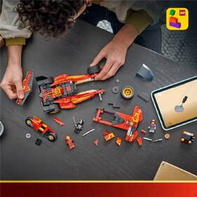 Stavebnica LEGO® NINJAGO® 71867 Kaiův červený bourák: 15 let NINJAGO 

 obrázok produktu 6 z 8