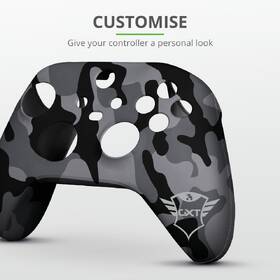 Obal Trust GXT 749K Controller Silicon Skins pre Xbox - black camo 

 obrázok produktu 6 z 8