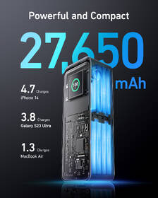 Powerbank Anker Prime, 27650 mAh, 250W čierny/sivý

 obrázok produktu 3 z 5