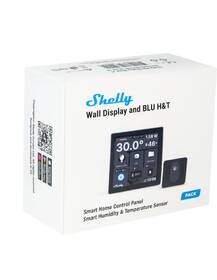 Ovládač Shelly Wall Display WiFi, Bluetooth + Bluetooth H&T čierny

 obrázok produktu 3 z 3