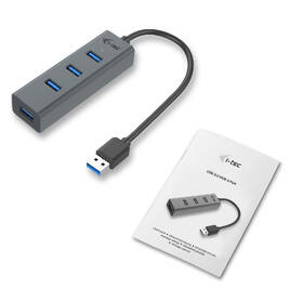 USB Hub i-tec Metal USB 3.0 / 4x USB 3.0 sivý

 obrázok produktu 2 z 4