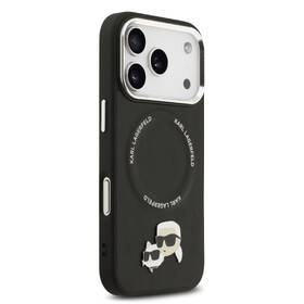 Kryt na mobil Karl Lagerfeld PU Karl and Choupette Heads Pins MagSafe na Apple iPhone 17 Pro Max čierny

 obrázok produktu 2 z 7