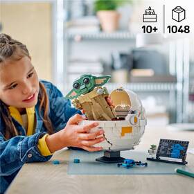Stavebnica LEGO® Star Wars™ 75403 Grogu™ ve vznášejícím se kočárku 

 obrázok produktu 7 z 9