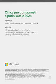 Softvér Microsoft Office 2024 pro domácnosti a podnikatele CZ 

 obrázok produktu 2 z 2
