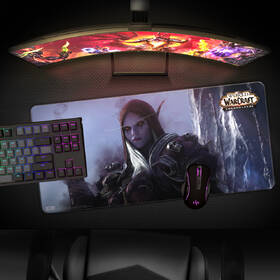 Podložka pod klávesnicu a myš FSH World of WarCraft Shadowlands: Sylvanas XL sivá

 obrázok produktu 2 z 4