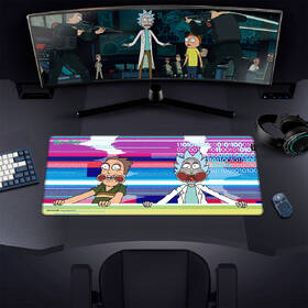 Podložka pod klávesnicu a myš FSH Rick and Morty Glitched, XL fialová

 obrázok produktu 4 z 6