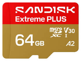 Pamäťová karta SANDISK 64GB UHS-I (200R/90W) + SD apaptér 

 obrázok produktu 1 z 5