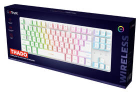 Klávesnica Trust GXT 831 Thado TKL, US layout biela

 obrázok produktu 5 z 8