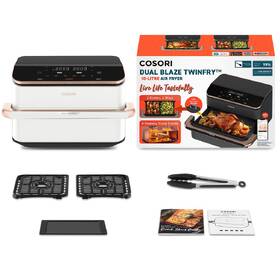 Fritéza teplovzdušná COSORI TF101S Dual Blaze TwinFry, 10 l biela

 obrázok produktu 12 z 33