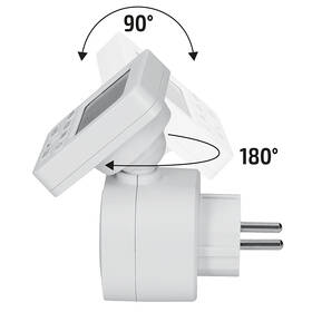 Spínač časový Solight DT35, digitálny biely

 obrázok produktu 4 z 6