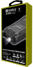 Powerbank Sandberg Survivor 20000 mAh čierny

 obrázok produktu 6 z 6