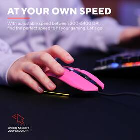 Myš Trust GXT 109 Felox ružová

 obrázok produktu 5 z 8