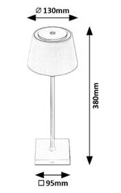Stolná lampa Rabalux Taena 76013 strieborná/biela

 obrázok produktu 7 z 7