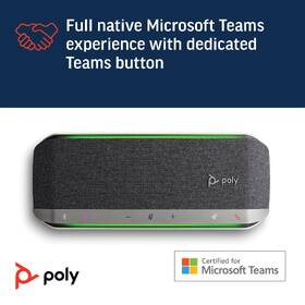 Konferenčný mikrofón HP Poly Sync 40 MS Teams, USB-A/C strieborný

 obrázok produktu 4 z 7