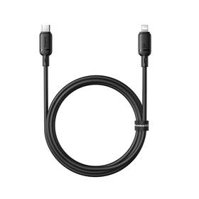 Kábel Baseus Silky USB-C/Lightning, 20W, 1m čierny

 obrázok produktu 1 z 5