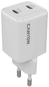 Nabíjačka do siete Canyon GaN 2xUSB-C 35 W biela

 obrázok produktu 2 z 5