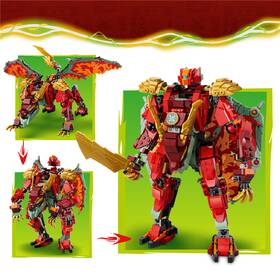 Stavebnica LEGO® NINJAGO® 71868 Wyldfyre a transformačný dračí oblek 

 obrázok produktu 4 z 8