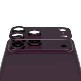 Tvrdené sklo PanzerGlass FENDER  na Apple iPhone 18 Pro, ochranný hliníkový prvek fotoaparátu vínovej

 obrázok produktu 1 z 6